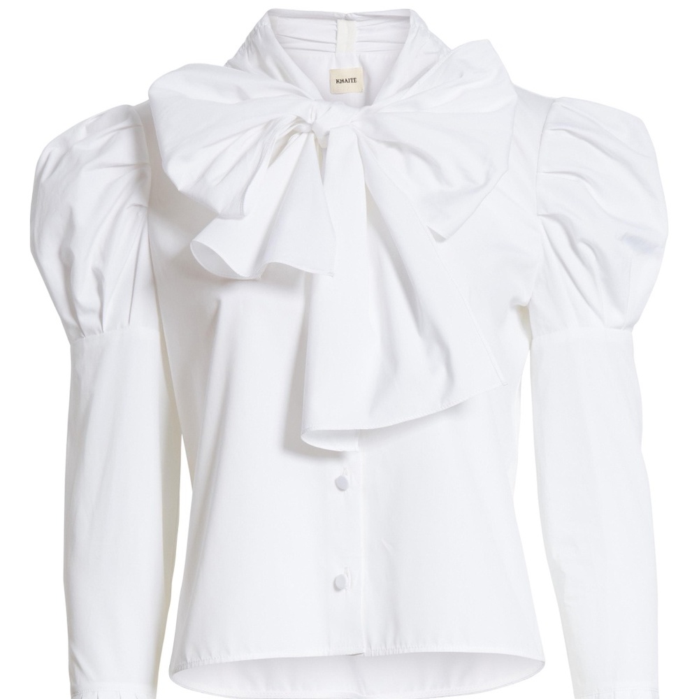 Khaite Sophia Poplin Blouse Size 4